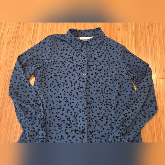 NWOT Susan Gaver Patterned Top - Picture 4 of 9